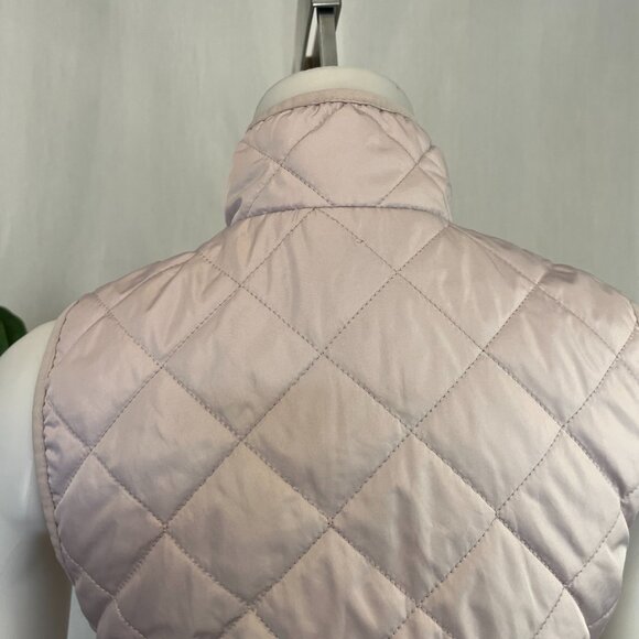 Lightweight Light Pink/Mauve Diamond-Quilted Vest Old Navy Size XS Zip Up - Picture 7 of 8